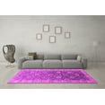 thumbnail image 3 of Ahgly Company Indoor Square Oriental Pink Traditional Area Rugs, 4' Square, 3 of 4