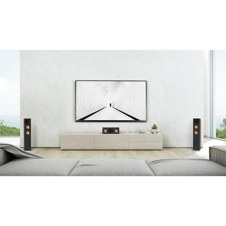 Klipsch - Reference Premiere Series Dual 5.25" 400-Watt Passive 2-Way Center-Channel Speaker - Ebony