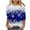 Blue christmas shirts, variant on clear 50% off Usmixi Winter Tee Tops for Women Womens Christmas Shirts Merry Xmas Round Neck Lightweight Ladies Pullover Blouses Casual Snowflake Print Tee Tops Fall 3/4 Sleeve Tops