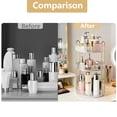 thumbnail image 6 of Asnews 360° Rotating Makeup Organizer, 3 Tier Adjustable Perfume Organizer for Dresser, Multi-Function Spinning Cosmetics Skincare Storage for Bedroom, Dresser, Countertop (Clear, 3 Tier), 6 of 9