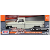 1979 Ford F-150 Pickup Truck White 1/24 Diecast Model Car by Motormax
