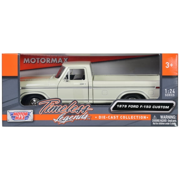 1979 Ford F-150 Pickup Truck White 1/24 Diecast Model Car by Motormax