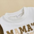 thumbnail image 4 of Infant Boys Fall Winter Clothes Boys Set Long Sleeve Sweatshirt Tops and Pants Winter Outfits Back to School Outfit 6 9 12 18 Months 2T 3T 4T 5T Kids Clothes(0-6 Months,Coffee), 4 of 6