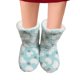 thumbnail image 4 of DQrwqpou Calcetines Mullidos Tipo Pantuflas Acogedores Calcetines Cama Difusos para Otoño Invierno (corazón Verde Y Beige), 4 of 9