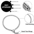 thumbnail image 2 of Chain Dog Training Choke Collar, Adjustable Stainless Steel Chain Slip Collar, Strong, Durable, Weather Proof, Tarnish Resistant Metal Chain, Best for Small Medium Large Dogs, 2 of 7