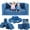Blue, variant on Couch Play Modular Kids Play Couch Child Convertible Building Fort Sofa and Cushion Toddler DIY Floor Sofa for Sleeping Playroom Bedroom