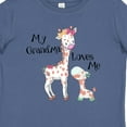 thumbnail image 4 of Inktastic My Grandma Loves Me Giraffe Boys or Girls Baby T-Shirt, 4 of 5