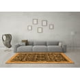 thumbnail image 3 of Ahgly Company Indoor Rectangle Abstract Orange Modern Area Rugs, 8' x 12', 3 of 4