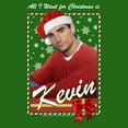 thumbnail image 2 of Men's Backstreet Boys Kevin All I Want for Christmas  Sweatshirt, 2 of 4