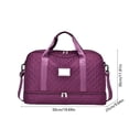 thumbnail image 3 of MTBLYS Bolsa de viaje de gran capacidad con compartimentos separados para artículos secos y mojados | Bolso bandolera para negocios|gimnasio o para mujer | Correa de hombro desmontable, 3 of 6