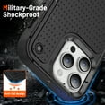 thumbnail image 2 of Allytech Rugged Case Cover for Apple iPhone 15 Pro, Dual Layers TPU PC Back Cover Anti-Scratch Shockproof Protective Classic Bumper Phone Case for Apple iPhone 15 Pro - Black, 2 of 9