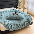 thumbnail image 4 of Embossed Quilted Fitted Sheet, Soft Boho Solid Color Bedding,No Pillowcases, 4 of 6