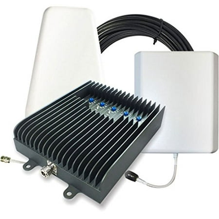 Surecall Fusion5s 2G, 3G and 4G LTE Home Cellular Signal Booster - SC-PolysH/O-72-YP-KIT - (Best 4g Lte Signal Booster)