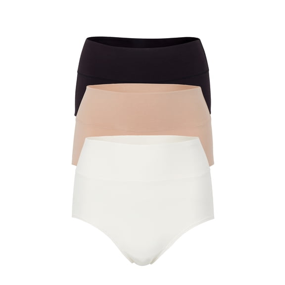 Ingrid & Isabel For Every Belly Women's Maternity Cotton Jersey C-Section Brief Panties, 3-Pack, Sizes S-XXXL