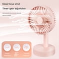 thumbnail image 4 of Ventilador de Carga USB para Dormitorio, Mesita de Noche y Oficina. Mini Ventilador Portátil de Carga para Exteriores B, 4 of 5