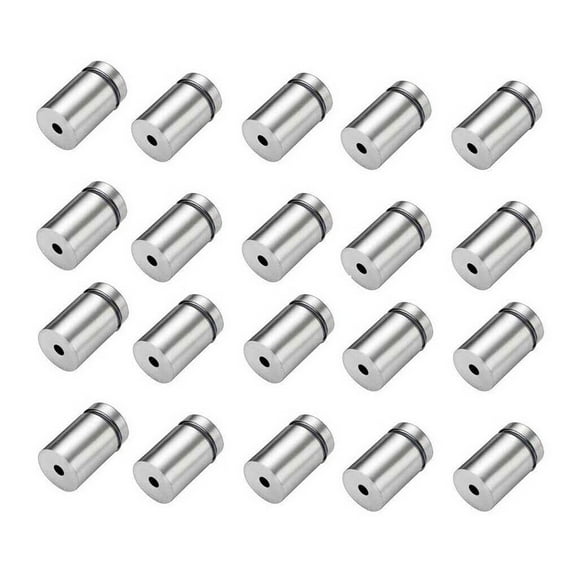 20 Pcs Stainless Stand Off Bolts Mount Standoffs Sign Advertisement Fixings