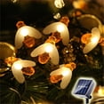 thumbnail image 1 of Fiudx Guirnalda de Luces Solares con Forma de Abeja, Decoración para Jardín Exterior, 20 Led, Luz Blanca Cálida, Fácil Instalación, Ideal para Decorar Árboles y Flores, Iluminación Ecológica., 1 of 6