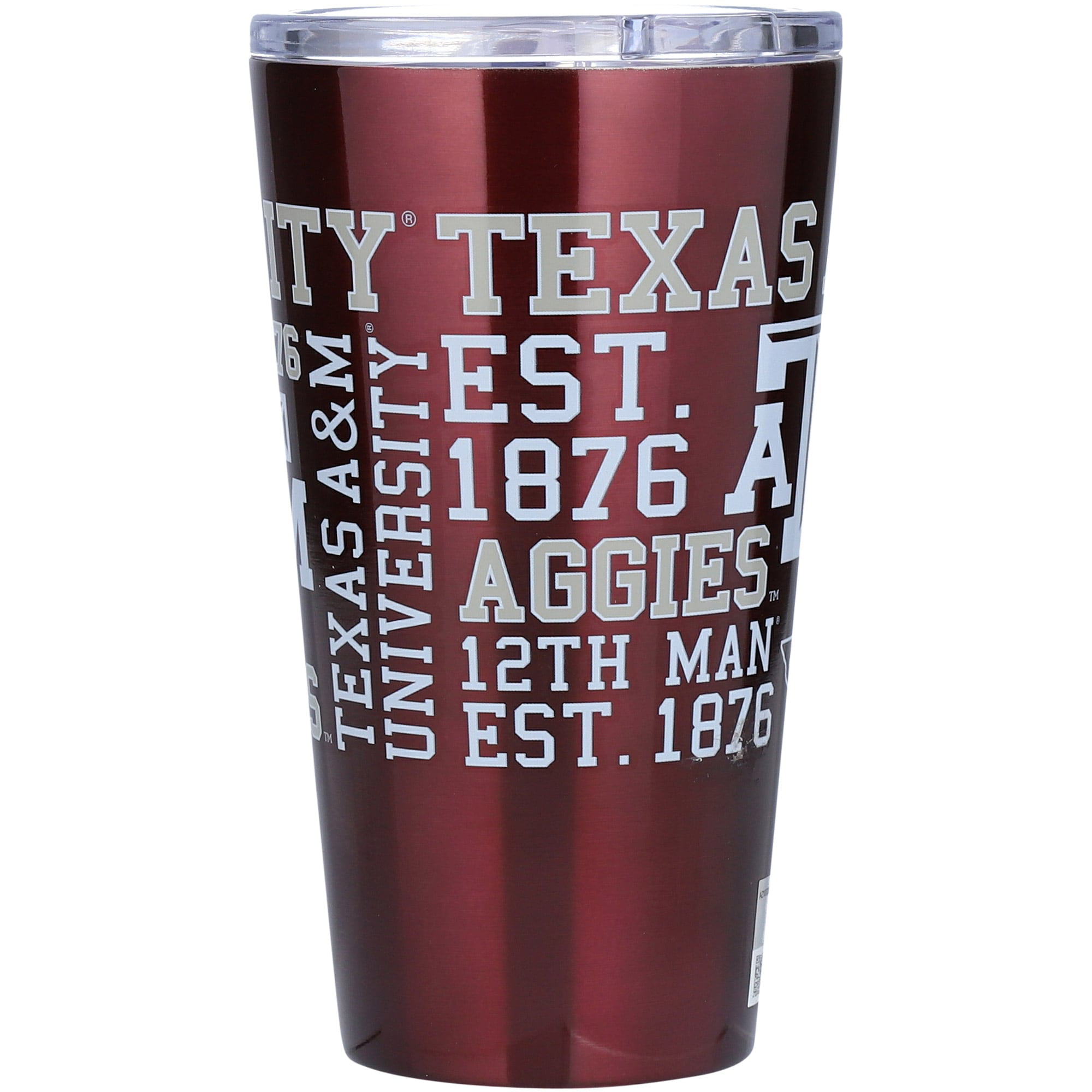 16 oz Insulated Tumbler with Lid Texas A&M Aggies
