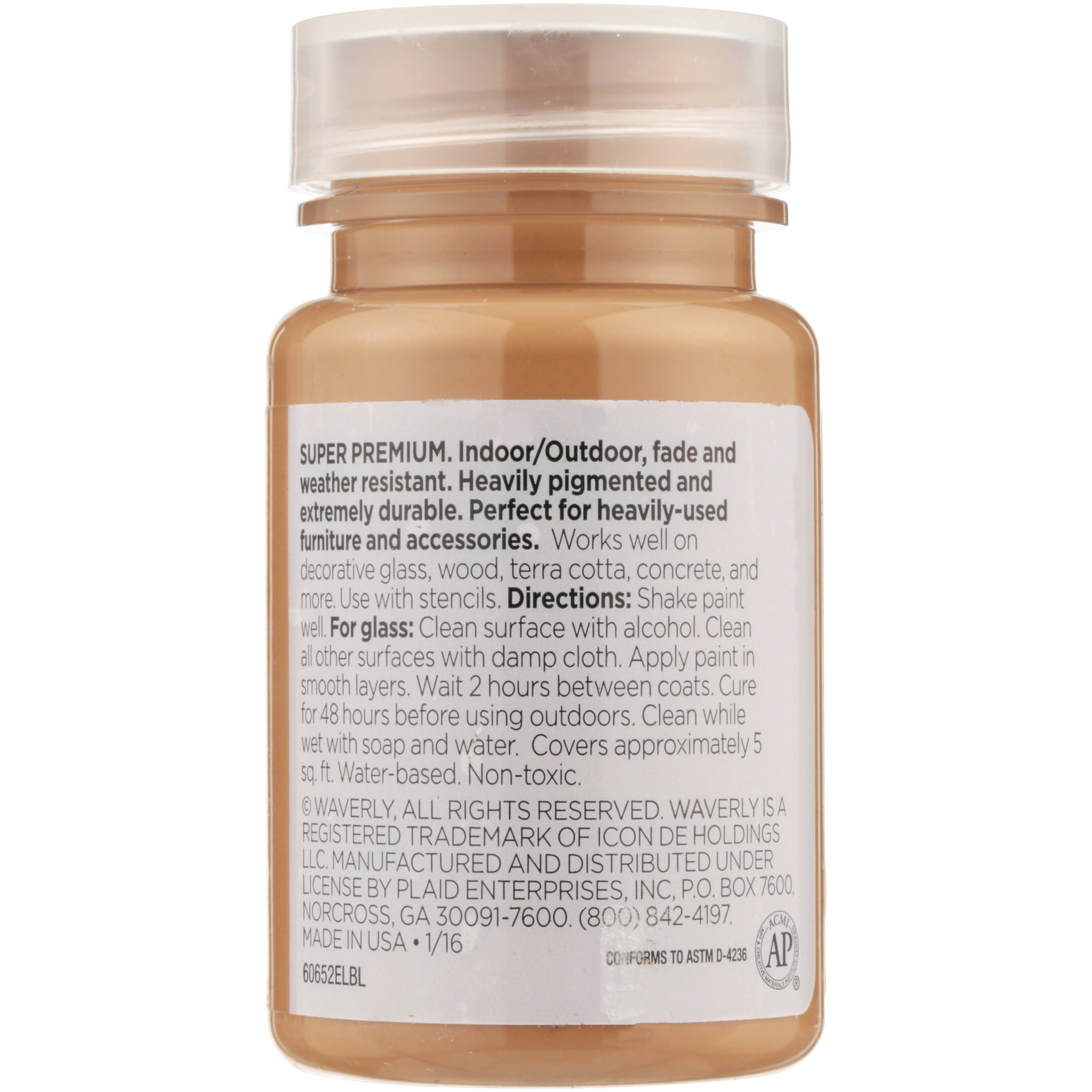 Waverly Inspirations 2 fl oz Super Premium High-Performance Semi-Gloss Acrylic Paint