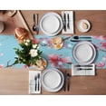 thumbnail image 2 of Watercolor Flower Bloom Table Runners for Dinner Table Wedding Decoration Tablecloth Kitchen Table Runner Set Placemat, 2 of 5