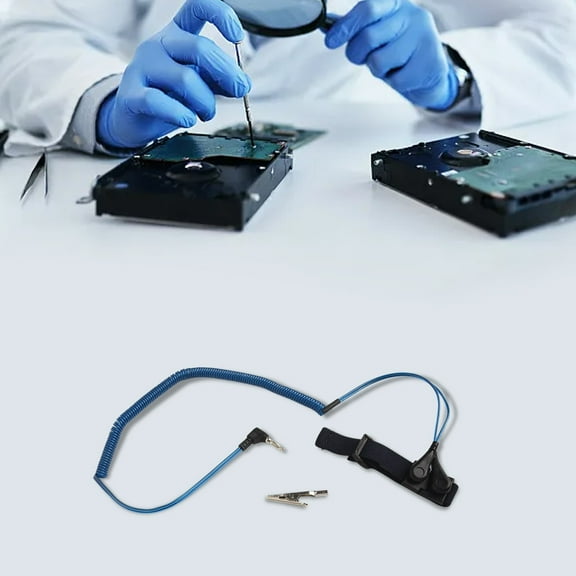 Anti-Static Wrist Strap Esd Discharge Adjustable Grounding Electronics Repair YIWEI
