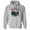 Grey, variant on Camp Crystal Lake Hoodie Sweatshirt Unisex Large White