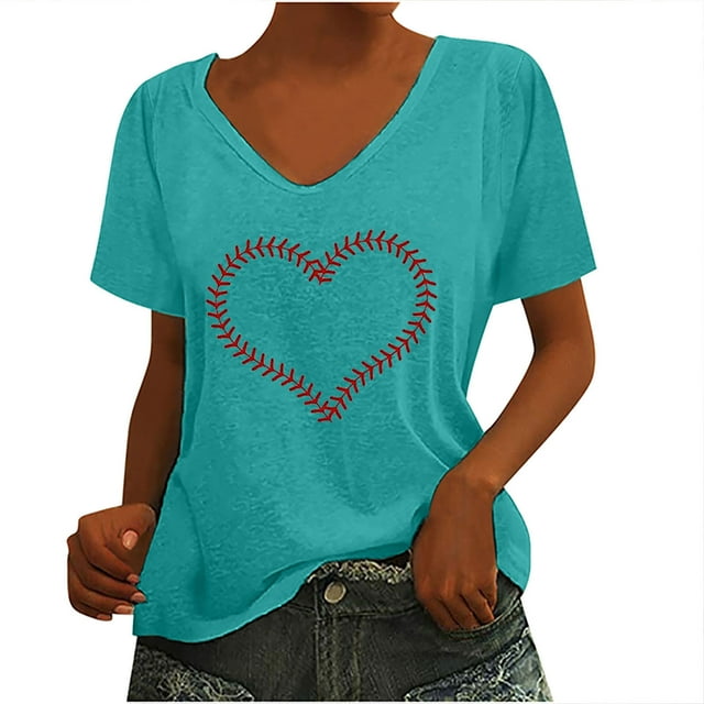 EQWLJWE Chemises pour Femmes Liquidation T-Shirts pour Femmes Mode Féminine Décontractée Imprimé Col en V Sans Manches T-Shirt Chandail Hauts