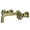Antique Brass, variant on Kingston Brass KS8120RX Belknap Double-Handle 3-Hole Wall Mount Bathroom Faucet in Matte Black