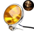 thumbnail image 1 of Vintage 5-Inch 35W 12V Universal Motorcycle Headlight, Round Metal Housing with Mounting Bracket, High Transmittance Flood Lens for Enhanced Visibility, Shockproof Full Shell Design, Easy, 1 of 6