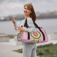 thumbnail image 6 of Kdxio Cute Avocado Travel Duffel Bag Gym Bag Weekender Travel Bag Gym Bag for Women &Men Airplane Travel Essentials for Flying, 6 of 7