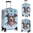 thumbnail image 2 of Just a Certified Nursing Assistant Cna Who Loves Her Pitbull Travel Luggage Cover Terrier Dog Lover Suitcase Dust Protective Decor - 00003, 2 of 5