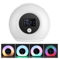 thumbnail image 2 of Colourful Wake Up Breathing Lamp Children Bluetooth Speaker Table Light Alarm Clock for Bedroom, 2 of 4