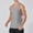 Gray, variant on Mens Tank Tops Summer Qiggri Men Solid-Color Casual Sports Elastic Fashionable T-shirt Round-Neck Tank Top Workout Tank Tops For Men