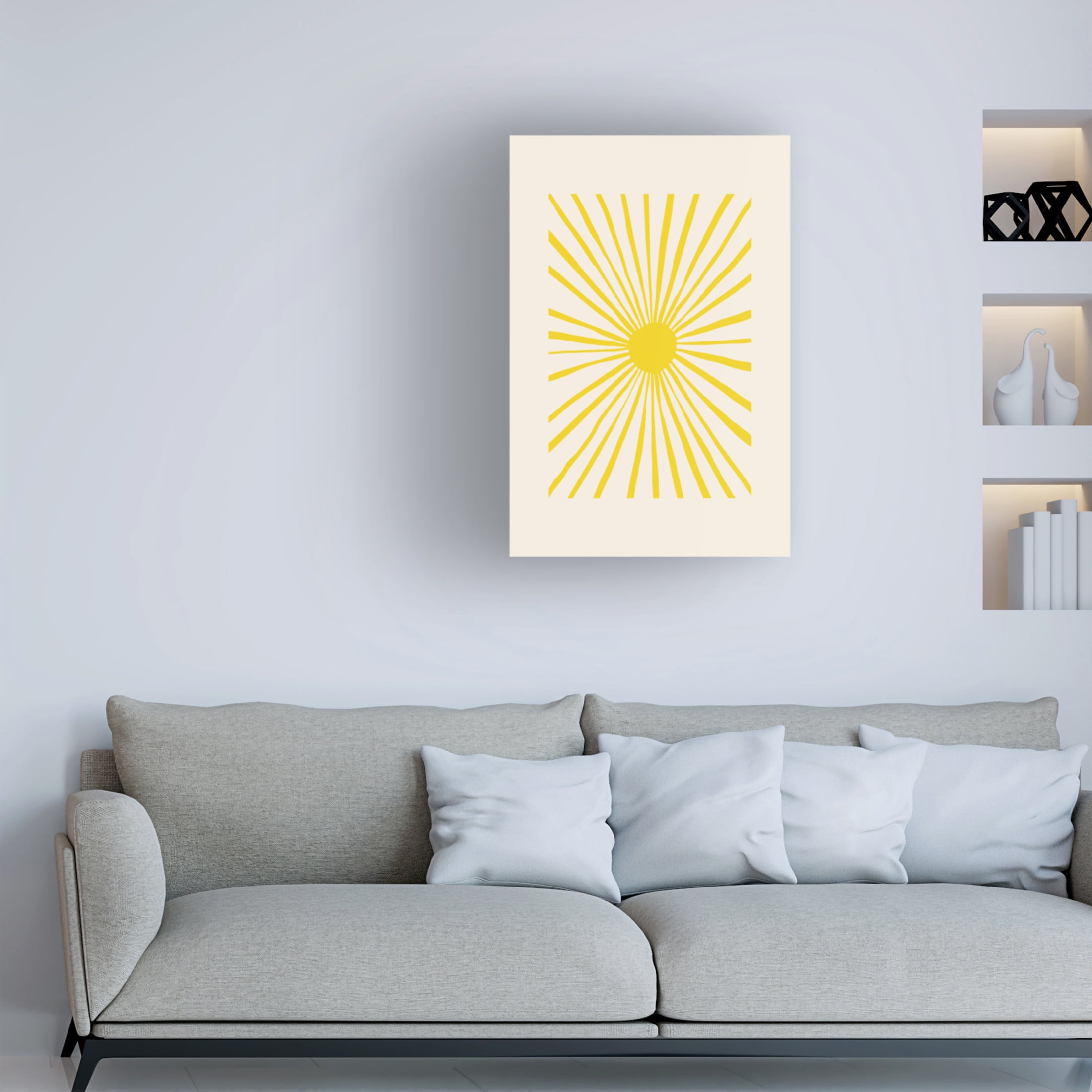 Pictufy Studio 'The Sun' Canvas Art - 30 x 47 Inches