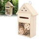 thumbnail image 4 of Hotel Para Insectos, Casa De Abejas De Madera A Prueba De Humedad, Fácil De Usar Para Abejas, Mariposas, Mariquitas, 4 of 7