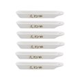 thumbnail image 1 of 1.8ml 72x11x9mm 45% Alumina Crucible Boat Sample Holder Furnaces 6 Pack, 1 of 3