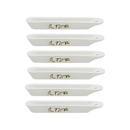 1.8ml 72x11x9mm 45% Alumina Crucible Boat Sample Holder Furnaces 6 Pack