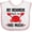 White and Pink, variant on Inktastic Mommom Loves Me Grandson Boys or Girls Baby Bib