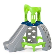 Step2 Kid's Castle Top Outdoor Mountain Climber with 2 Climbing Rock Walls and Slide