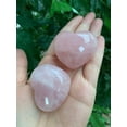 thumbnail image 2 of Rose Quartz Gemstone Hearts, Polished Rose Quartz Puffy Hearts, Rose Quartz Palm Stone, Rose Quartz Heart (1 Heart), 2 of 9