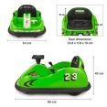 thumbnail image 3 of VOLTZ TOYS 12V Kids Bumper Car, Indoor & Outdoor 2 Modes, 360°Rotation Electric Ride On Car Dual Motors w/ Parent Remote Control and Customized Stickers(Green), 3 of 10