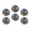 C1520, variant on Glass Refrigerator Magnet 6Pcs Magnetic Fridge Sticker,Decor for Kitchen,Whiteboard,Cabinet,Mosaic Style Rooster In Garden Like Setting