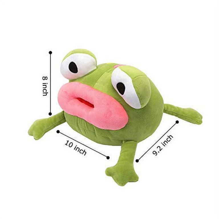 Cazoyee Soft Frog Plush Stuffed Animal, Funny Frog Snuggly Hugging Pillow, Frog  Cute Plushie, Adorable Plush Frog Toy Gift For Kids Children Girls Boys  Baby Toddlers, Cuddly Frog Plushies De 