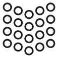 thumbnail image 3 of Miangastore Flat Washers Nitrile Rubber 50Pcs Diameter 4Mm Thickness 3Mm, 3 of 9