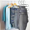 thumbnail image 5 of 2025 Stainless Steel S-type Trouser Hangers - Space Saving & Non-slip for Jeans, Towels & Scarfs, 5 of 5