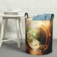thumbnail image 6 of Lsque Yin Yang 1 Pattern Laundry Hamper Basket, Tall Woven Rope Hamper Basket for Clothes, Lightweight Storage Basket, Collapsible Waterproof-Medium, 6 of 6