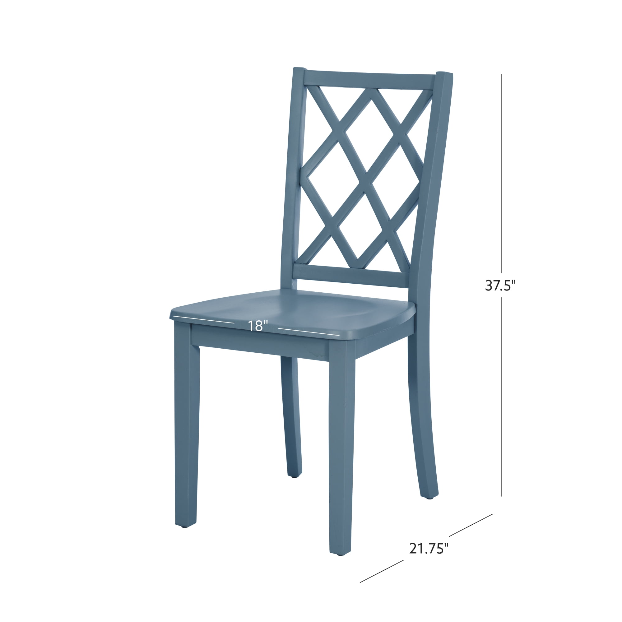 Powell Stacie Dining Chair, Graphite