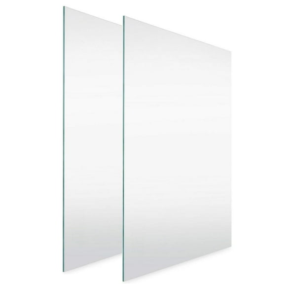 Icona Bay 4x6 Picture Frame Glass Replacement (4 x 6, 2 Pack) 4 by 6 Photo Frame Replacement Glass, 4x6 Inches Real Glass Cover