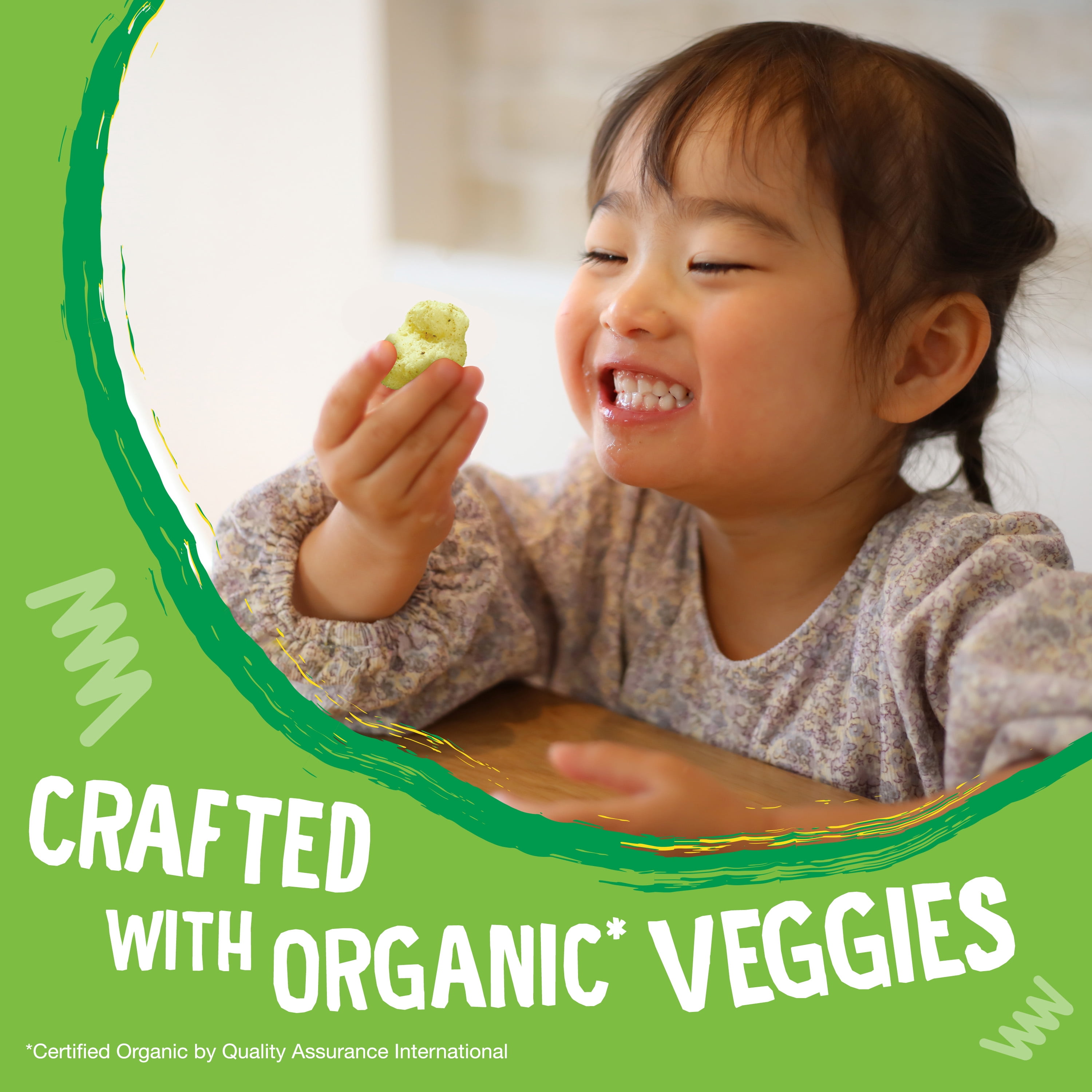 (4 pack) Earth's Best Veggie Puffs Veggie 2.5 OZ