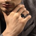 thumbnail image 3 of [Clearance]Stainless Steel Hawk Rings Black Gothic Jewelry for Men Fashion Flying Eagle Ring for Party Size 7-14, 3 of 6